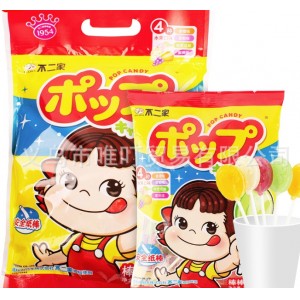 不二家棒棒糖60支桶装多口味
