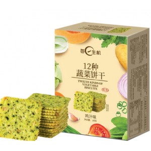 每日生机12种蔬菜苏打饼干鸡汁原味