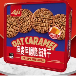 燕麦谷物脆滋饼干休闲零食